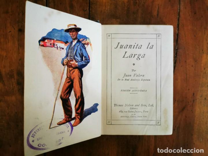 Libros antiguos: VALERA, Juan. Juanita la Larga - Foto 2