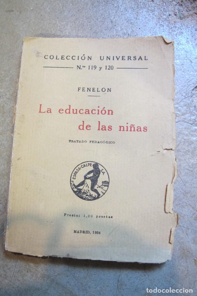 Libros antiguos: LA EDUCACION DE LAS NI&Ntilde;AS. FENELON 1934 - Foto 1