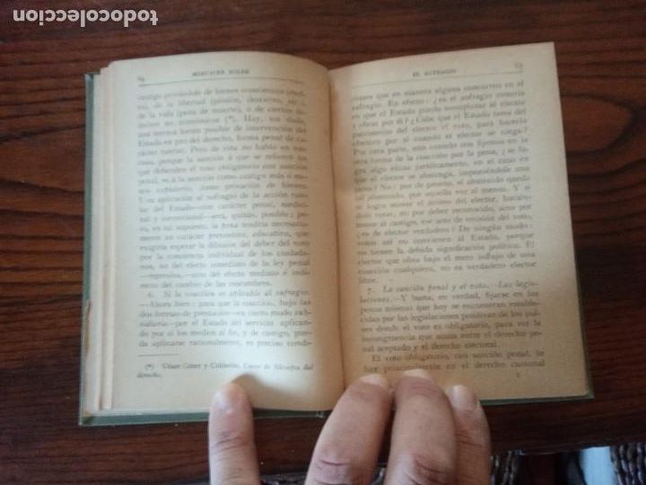 Libros antiguos: EL SUFRAGIO, N&ordm; 13, MANUALES GALLACH. - Foto 3