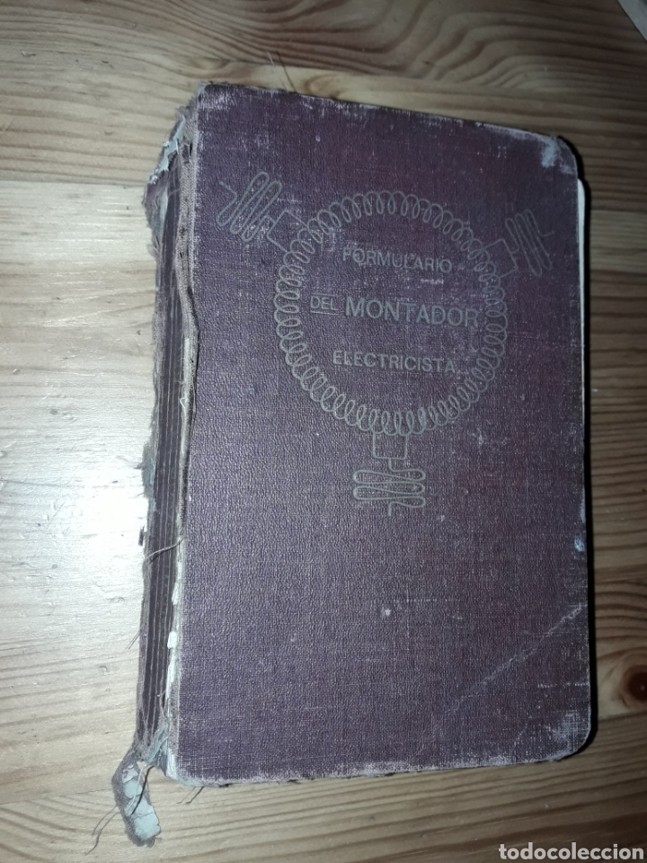 Libros antiguos: formulario del montador electricista - Foto 1