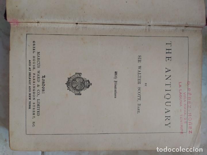 Libros antiguos: The antiquary, Sir Walter Scott - Foto 1