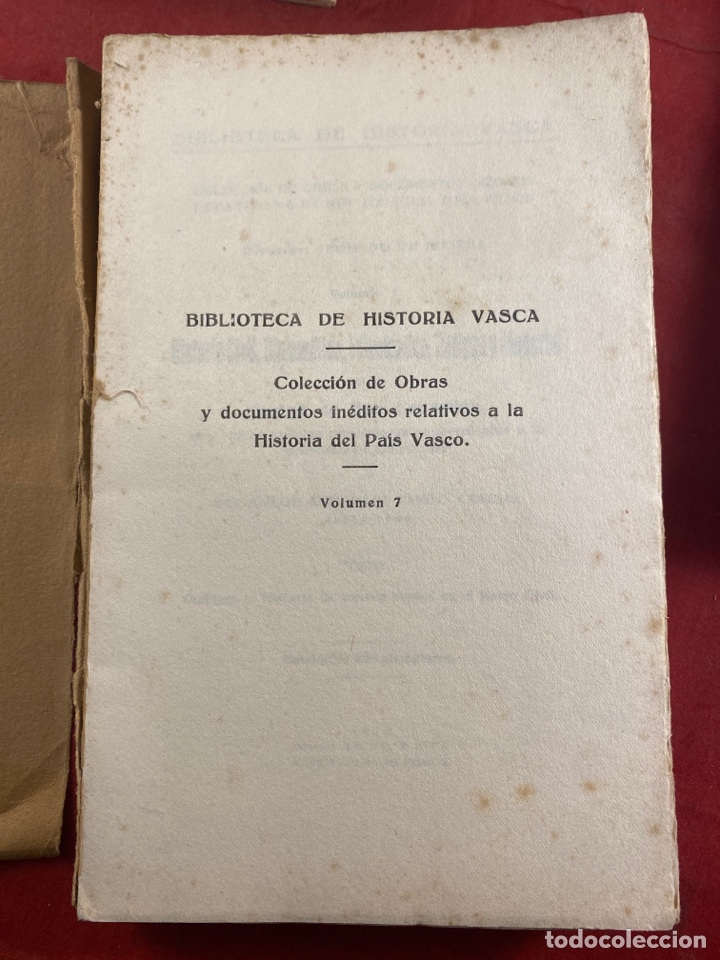 Libros antiguos: Biblioteca de historia vasca. - Foto 2