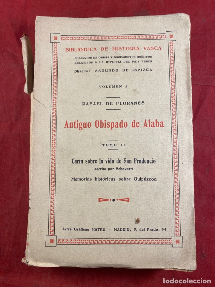 Libros antiguos: Biblioteca de historia vasca. - Foto 1