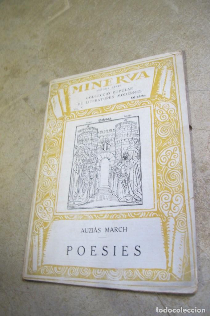 Libros antiguos: POESIES AUZIAS MARCH. MINERVA. 1918. AUSIES