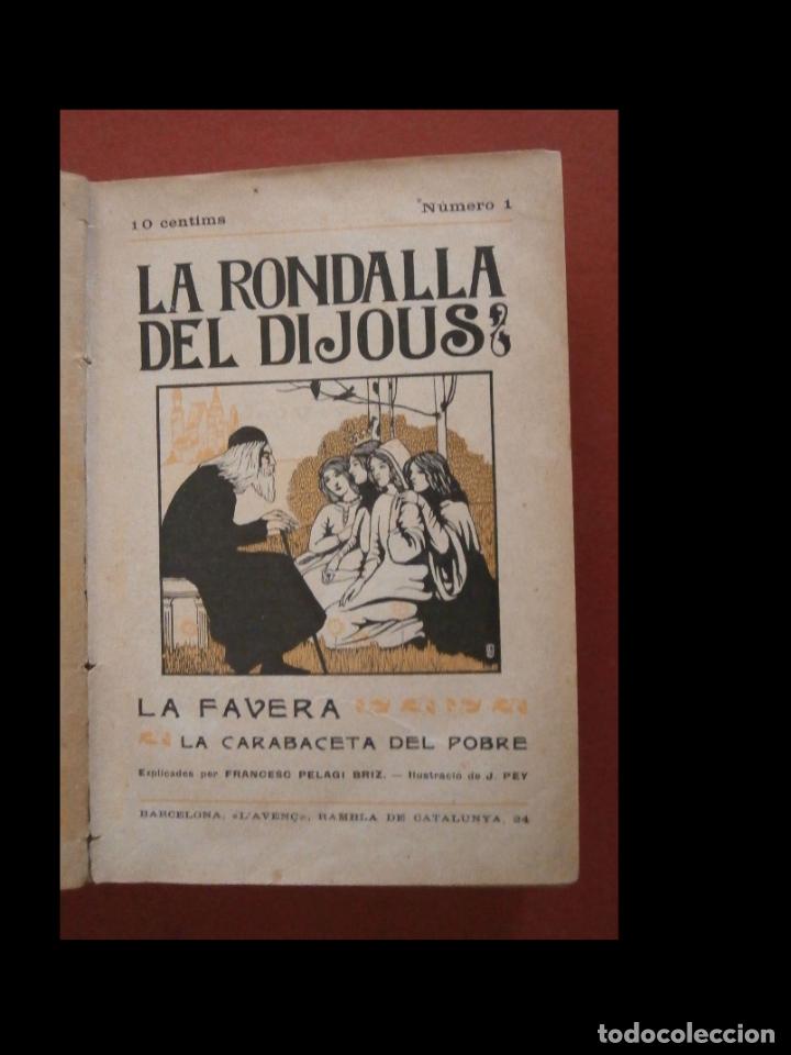 Libri antichi: La Rondalla del Dijous 1909. n&ordm; 1 al n&ordm; 25. Volum II: 1909