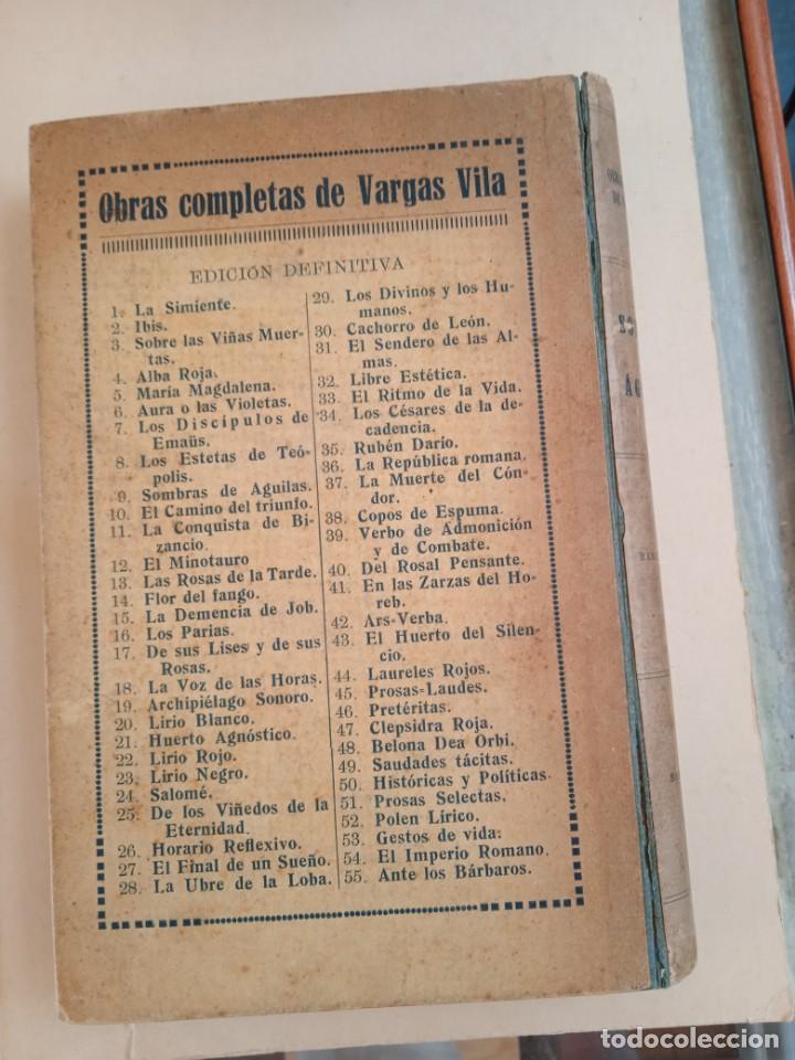 Libros antiguos: Sombras de aguilas. Ram&oacute;n Vargas Vila - Foto 6