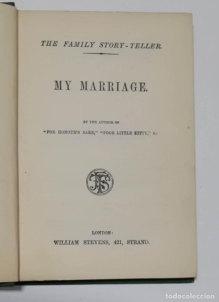 Libros antiguos: My marriage, hacia 1880, impresor William Stevens, Londres - Foto 2