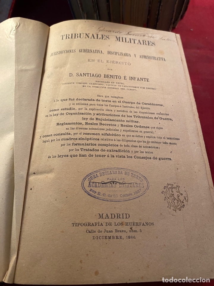 Libros antiguos: ESPECTACULAR LOTE DE 13 LIBROS MILITARES - Foto 8