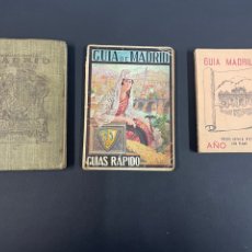 Libros antiguos: GUÍAS DE MADRID LOTE DE TRES ( 1927-1935-1951)