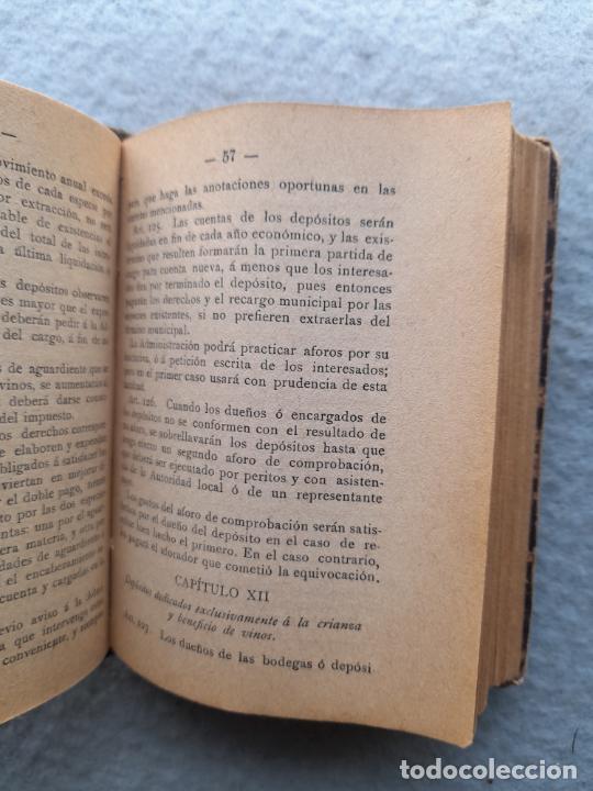 Libros antiguos: Manual de Consumos. Madrid. A&ntilde;o 1898. - Foto 5