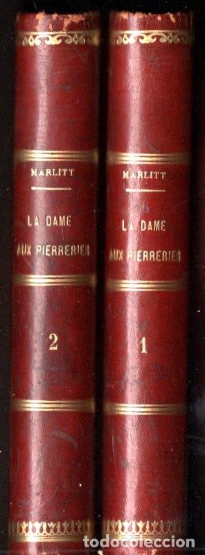 Libros antiguos: La dame aux pierreries (Eugenia Marlitt) 2 tomos - Foto 2