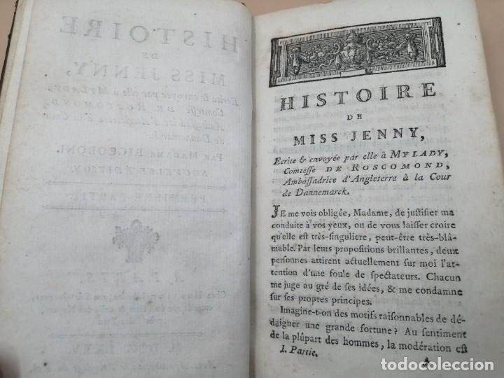 Libros antiguos: HISTOIRE DE MISS JENNY A&Ntilde;O 1775 - Foto 7