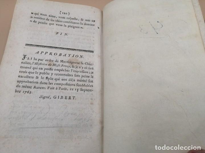 Libros antiguos: HISTOIRE DE MISS JENNY A&Ntilde;O 1775 - Foto 13