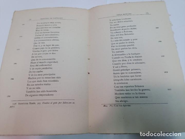 Libros antiguos: CRIST&Oacute;BAL DE CASTILLEJO Obras IV SA9510 - Foto 2