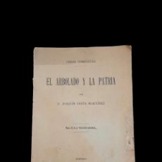 Libros antiguos: EL ARBOLADO Y LA PATRIA - JOAQUIN COSTA - MADRID 1912