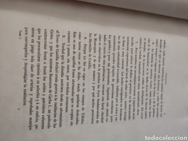Libros antiguos: Actas de las cortes de castilla 1861 tomo primero - Foto 3