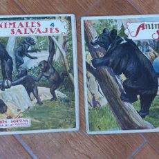 Libros antiguos: 2 LIBROS EL REINO ANIMAL PARA NIÑOS, ANIMALES SALVAJES N° 2 Y 4 -RAMÓN SOPENA EDITOR 1932- (LOTE A). Lote 341541603