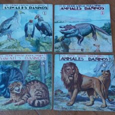 Libros antiguos: 4 LIBROS EL REINO ANIMAL PARA NIÑOS ANIMALES DAÑINOS N° 1,2,3 Y 4 SOPENA EDITOR 1932 (LOTE A). Lote 341547428