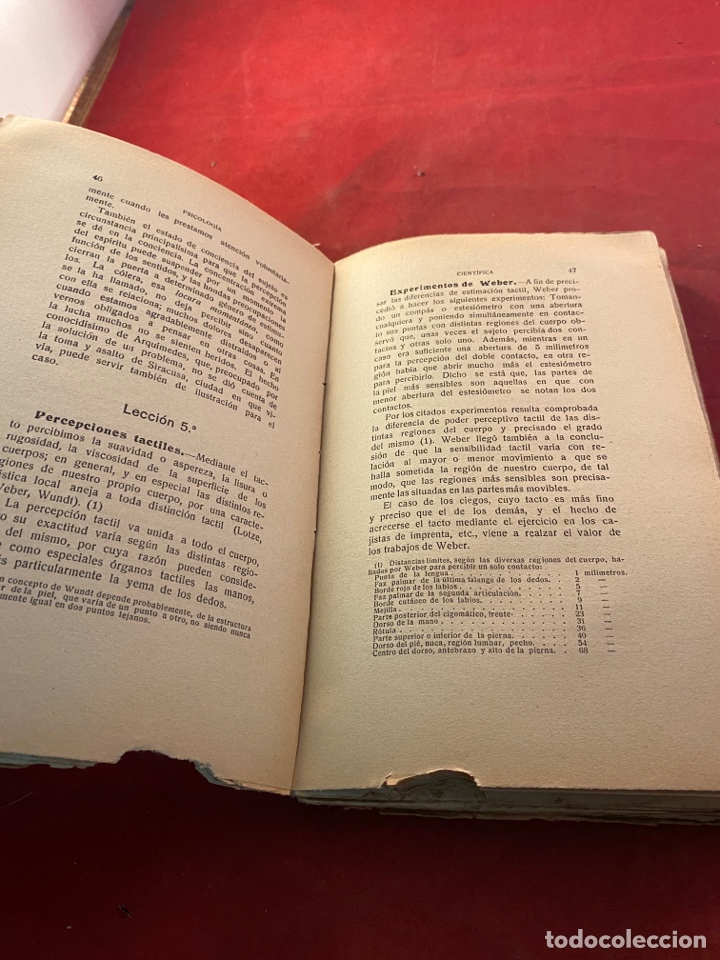 Libros antiguos: PSICOLOG&Iacute;A CIENT&Iacute;FICA 1914 - Foto 2