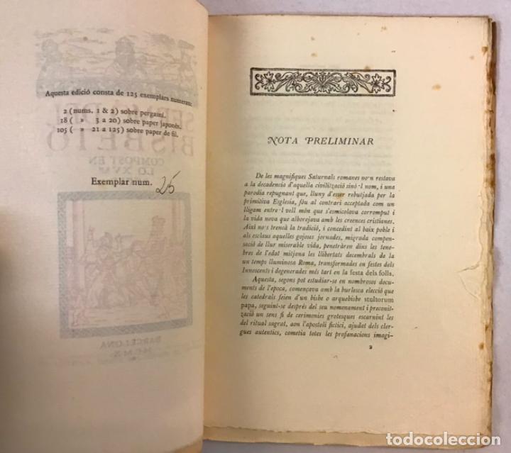 Libros antiguos: SERM&Oacute; DEL BISBET&Oacute;. Compost en lo XVen segle. - Foto 3