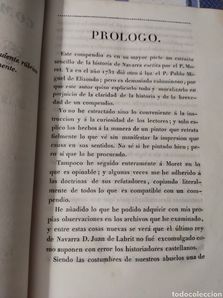 Libros antiguos: 1832 historia compendiada del reino de navarra - Foto 3
