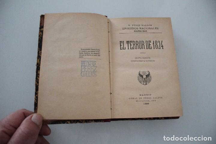 Libros antiguos: EL TERROR DE 1824 BENITO PEREZ GALDOS 1898 - Foto 1