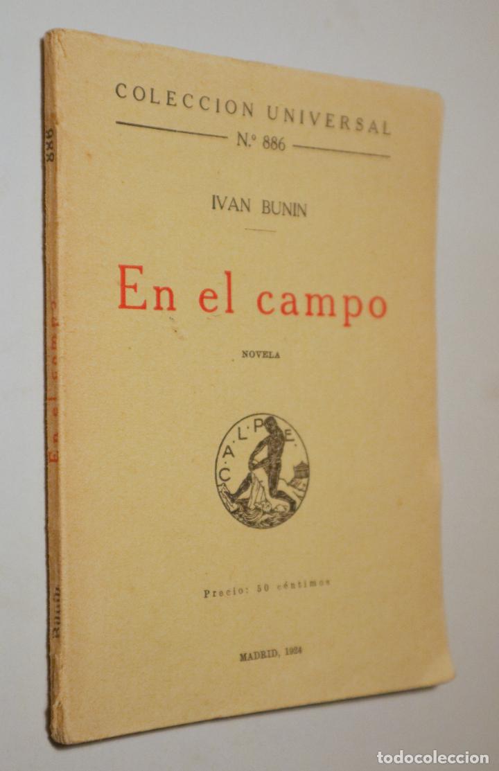 Libros antiguos: BUNIN, Ivan - EN EL CAMPO. Novela - Madrid 1924 - Foto 1
