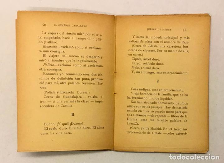 Libros antiguos: JULEPE DE MENTA.&nbsp;- GIM&Eacute;NEZ CABALLERO, E. PRIMERA EDICI&Oacute;N, 1929 - Foto 3