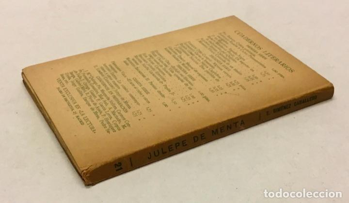 Libros antiguos: JULEPE DE MENTA.&nbsp;- GIM&Eacute;NEZ CABALLERO, E. PRIMERA EDICI&Oacute;N, 1929 - Foto 4