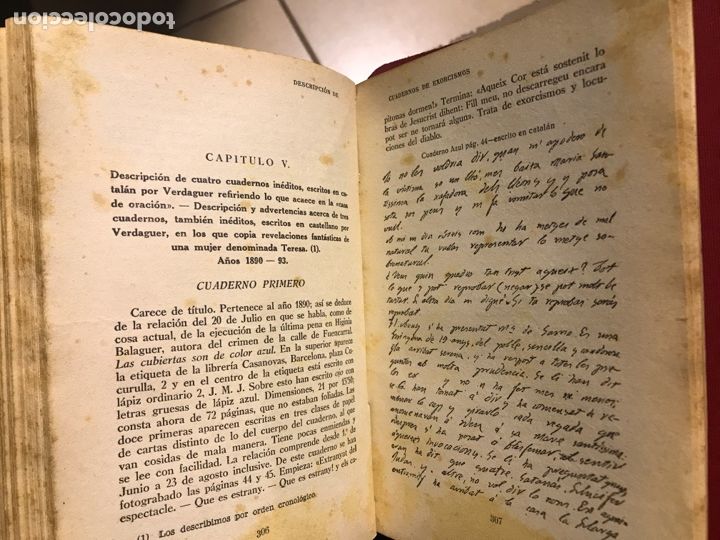 Libros antiguos: DOCUMENTOS iN&Eacute;DITOS JACINTO VERDAGUER, 2DA. EDICI&Oacute;N. 1935 Ediciones &rdquo;La Esperanza&rdquo; - Foto 5
