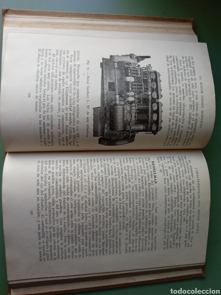 Libros antiguos: EL MOTOR DIESEL MODERNO - ED. LUIS GILI - Foto 3