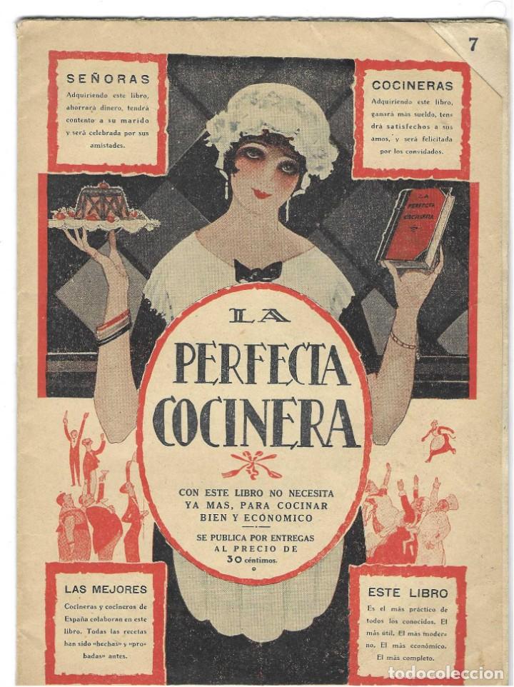 Libros antiguos: LA PERFECTA COCINERA. N&ordm; 7 - Foto 1