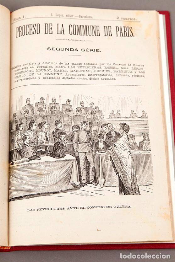 Libros antiguos: PROCESO DE LA COMMUNE DE PARIS - COLECCION COMPLETA - 1871 - Foto 1