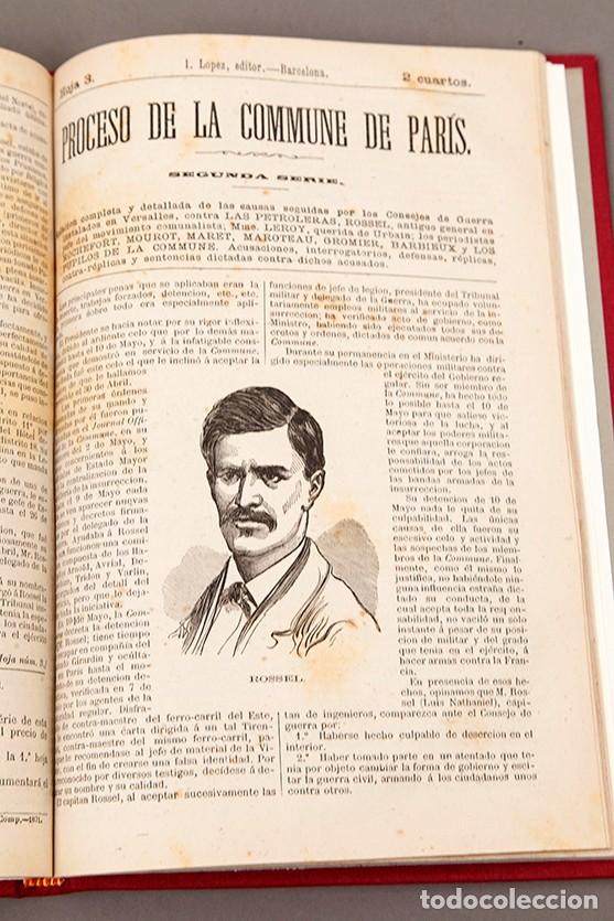 Libros antiguos: PROCESO DE LA COMMUNE DE PARIS - COLECCION COMPLETA - 1871 - Foto 7