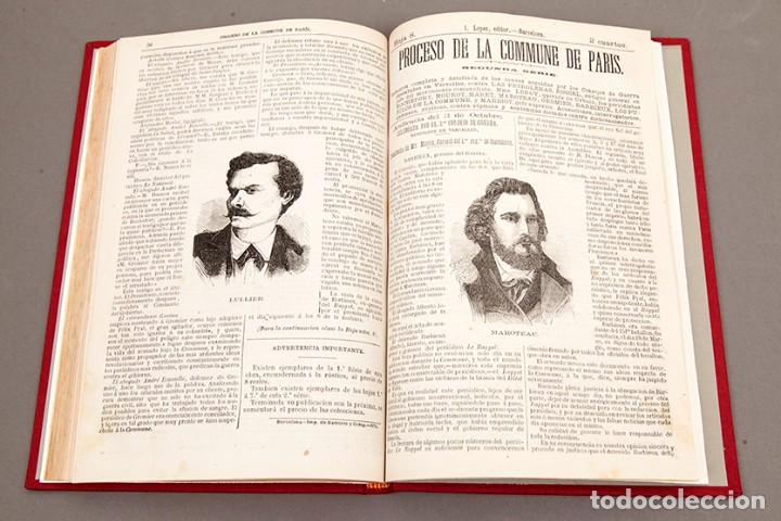 Libros antiguos: PROCESO DE LA COMMUNE DE PARIS - COLECCION COMPLETA - 1871 - Foto 8