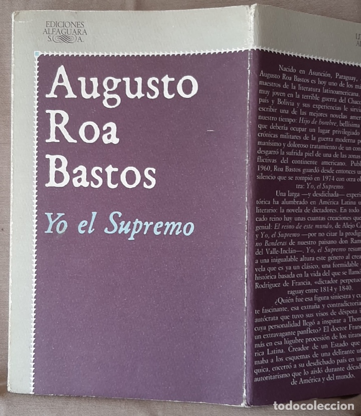 Libros antiguos: Yo el Supremo - Augusto Roa Bastos. - Foto 2