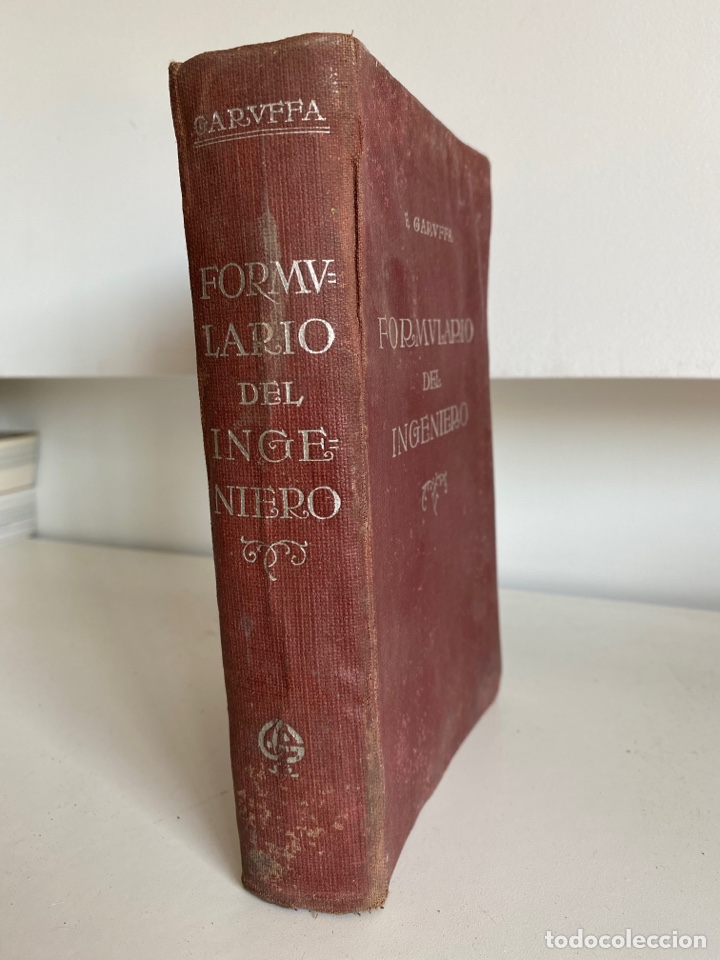 Libros antiguos: FORMULARIO DEL INGENIERO / Garuffa. A&ntilde;o 1923 - Foto 2
