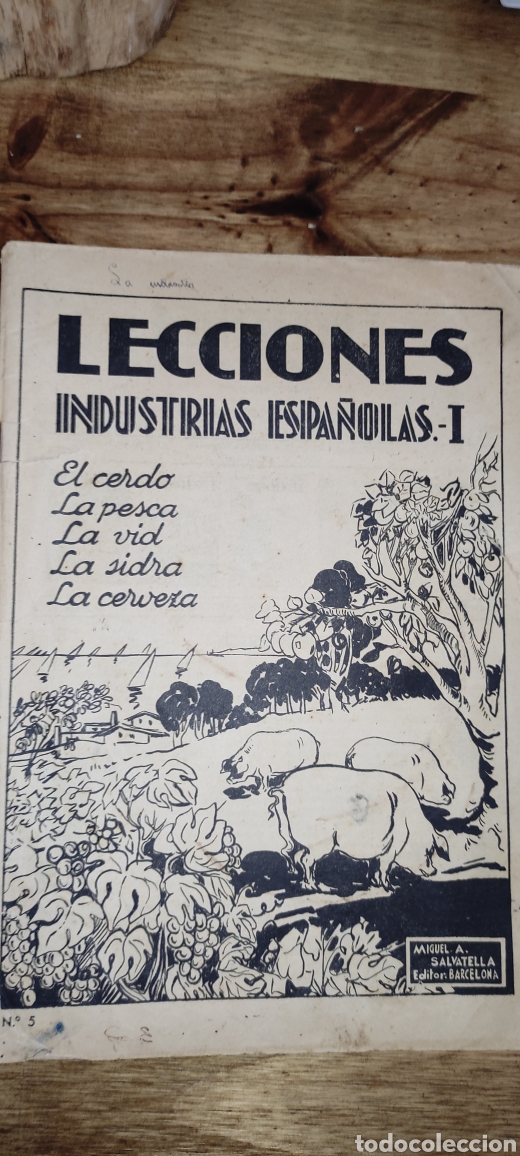 Libros antiguos: Lecciones Industrias Espa&ntilde;olas 1, num. 5 - Foto 1