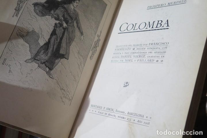 Libros antiguos: 1908.- COLOMBA. MERIMEE - Foto 2