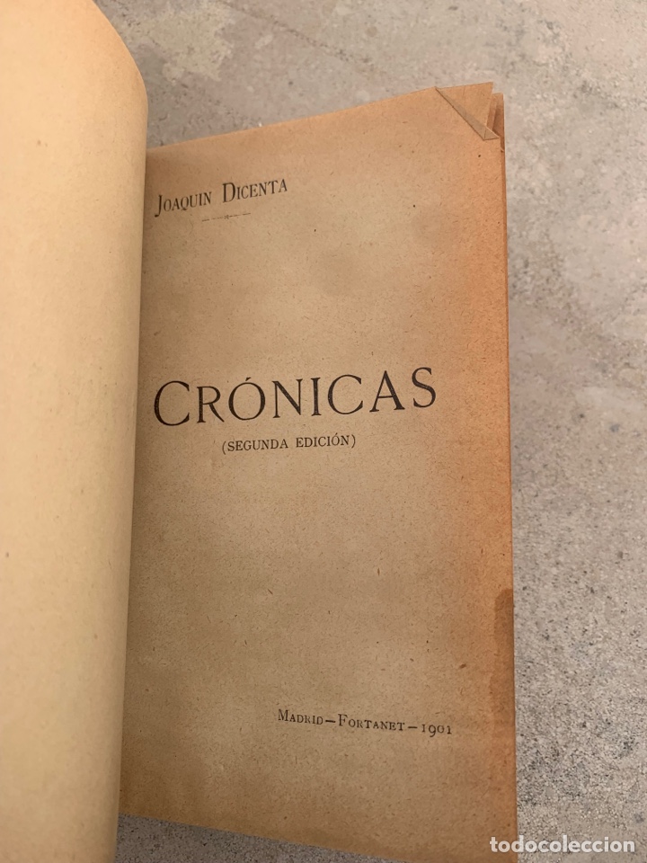 Libros antiguos: Cr&oacute;nicas noveladas. 1894. - Foto 2