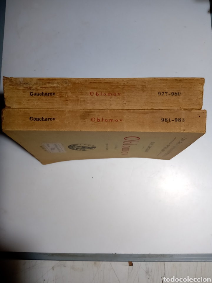 Libros antiguos: Oblomov. I.Goncharov. tomo l y ll. - Foto 2