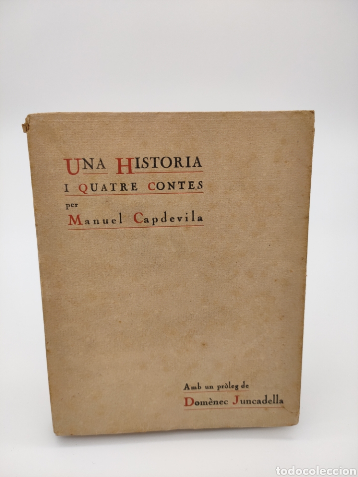 Libros antiguos: Manuel Capdevila. Una historia i quatre contes. - Foto 1