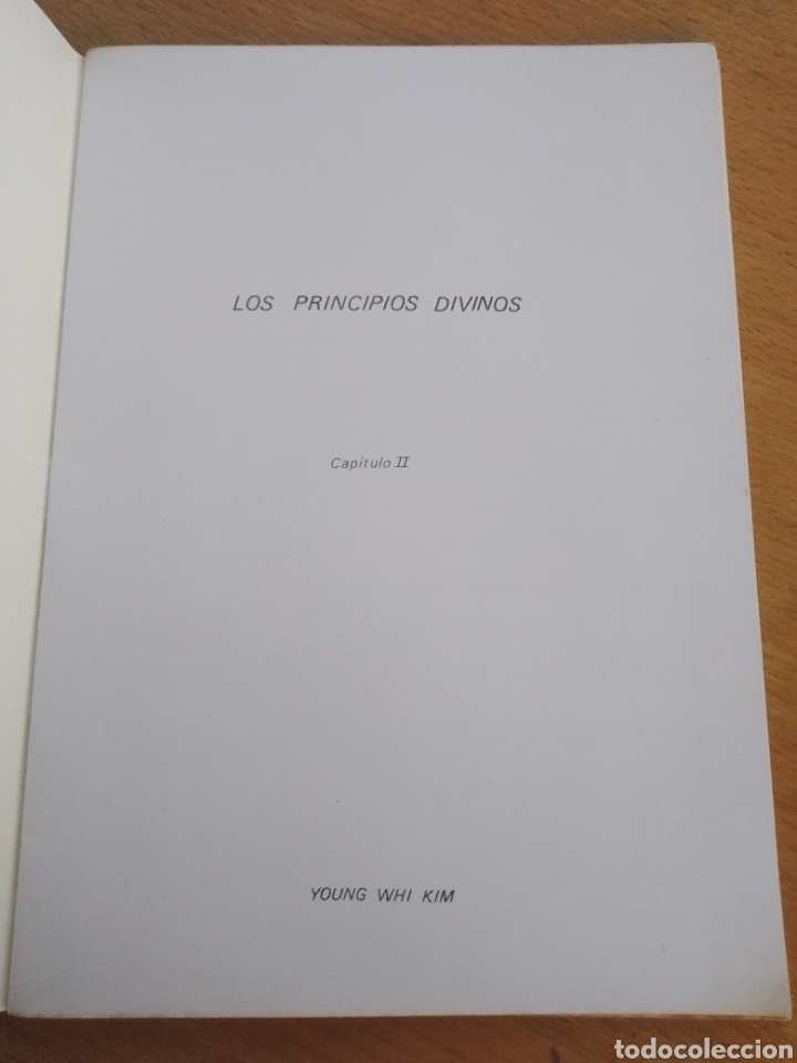 Libros antiguos: Los Principios Divinos Capitulo II Young Whi Kim - Foto 2