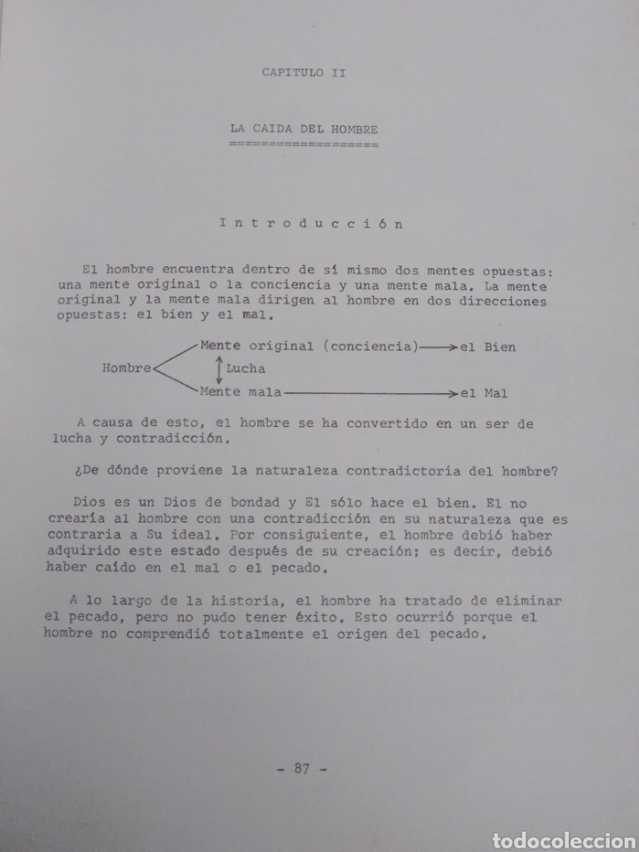 Libros antiguos: Los Principios Divinos Capitulo II Young Whi Kim - Foto 3