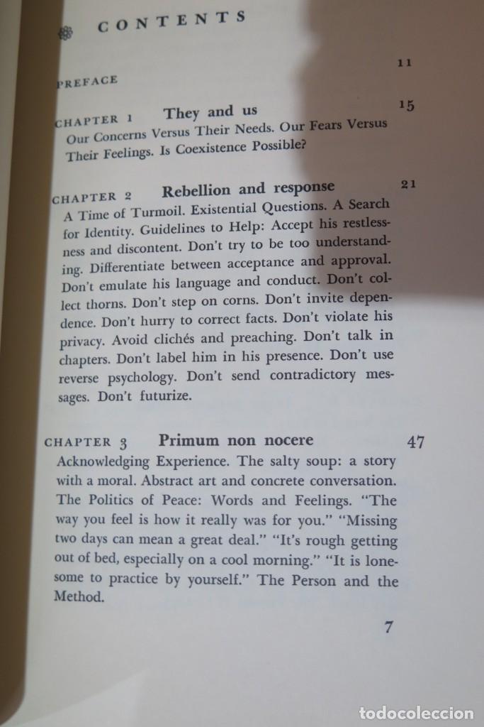 Libros antiguos: Between Parent and Teenager. Ginott - Foto 3