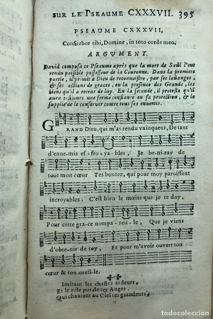 Libros antiguos: 1686, Paraphrase Des Pseaumes De David - Foto 10