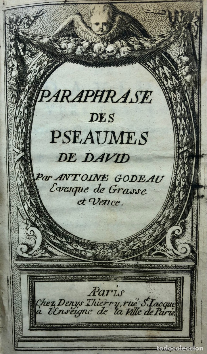 Libros antiguos: 1686, Paraphrase Des Pseaumes De David - Foto 1