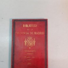 Libros antiguos: NATALIO MORALEDA: TORRELAGUNA (1890) (DEDICATORIA DEL AUTOR)