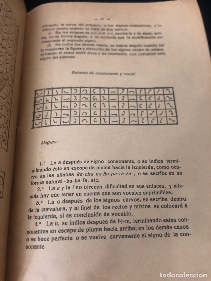 Libros antiguos: TRATADO DE TAQUIGRAF&Iacute;A, A&Ntilde;O 1922 - Foto 6
