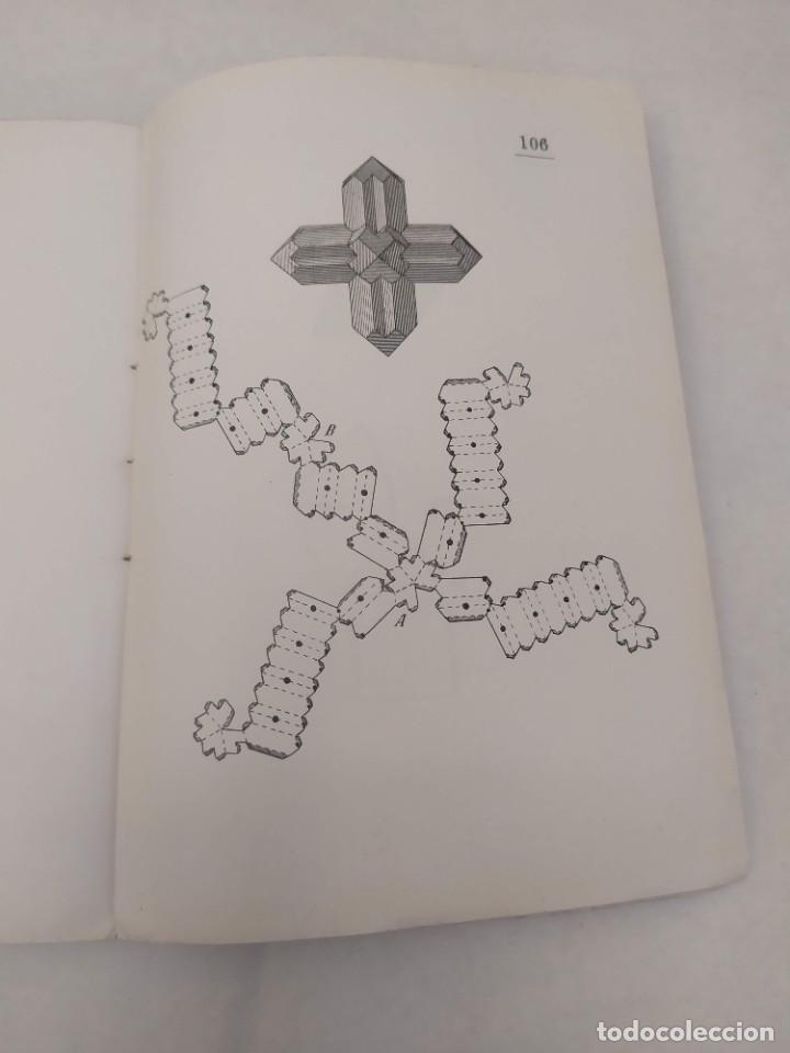 Libros antiguos: Construcci&oacute;n de Cuerpos Cristalogr&aacute;ficos. E. Miracle. Santander, 1907. - Foto 9